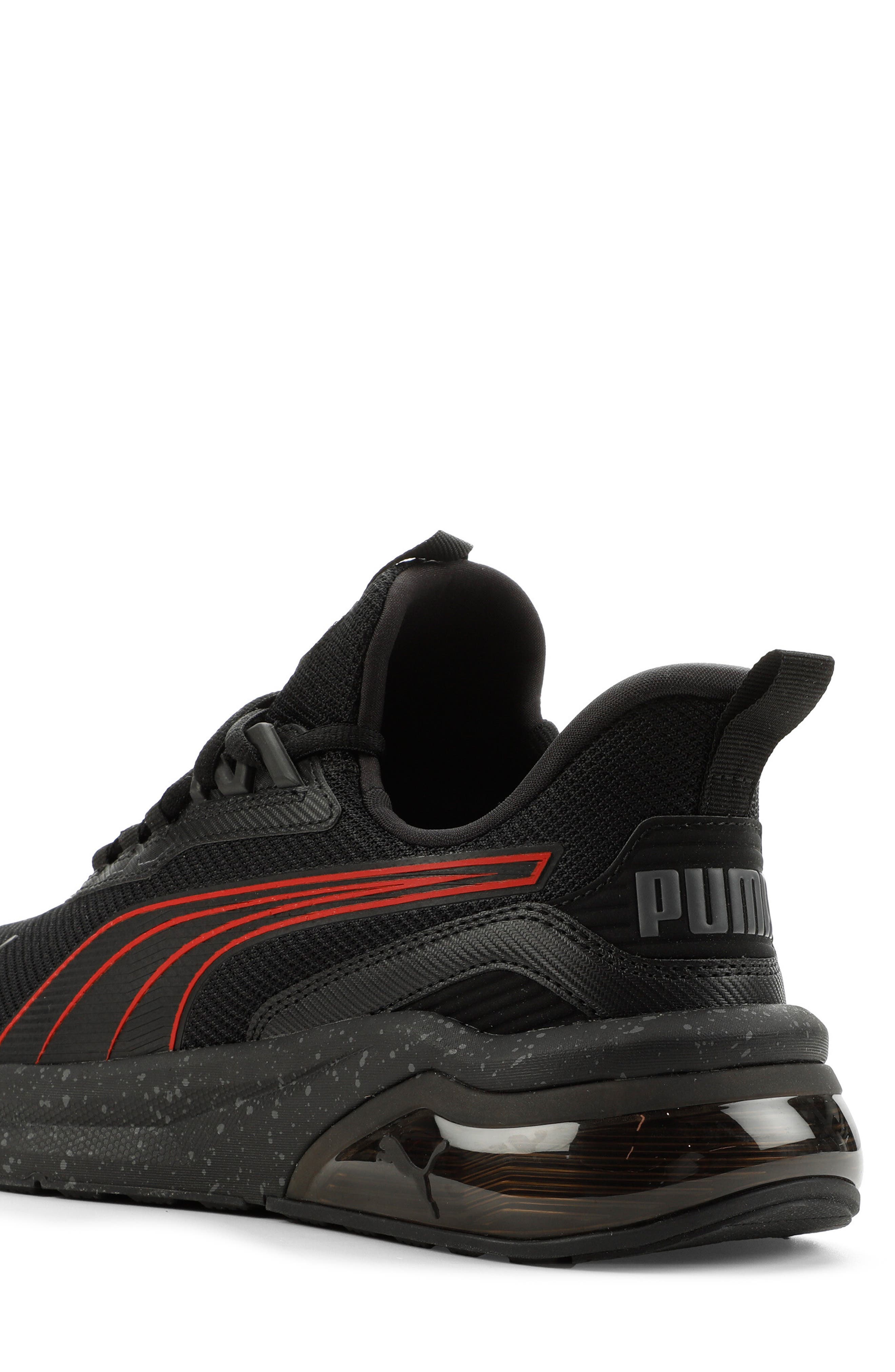Caven III Plus Sneaker, Alternate, color, PUMA BLACK/ FOR ALL TIME RED