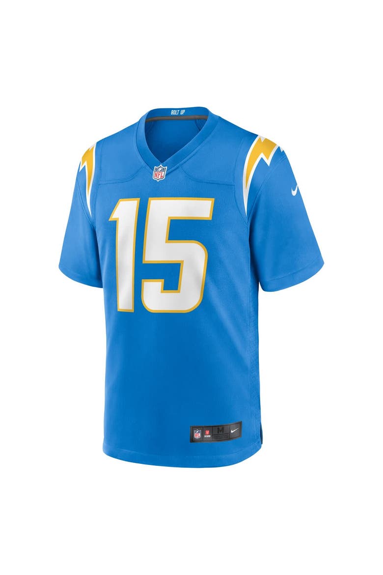 Men's Nike Ladd McConkey Powder Blue Los Angeles Chargers  Player Game Jersey, Alternate, color, Powder Blue