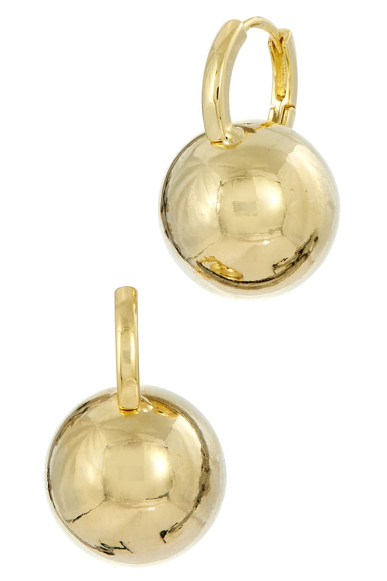 Ball Drop Earrings, Main, color, YELLOW