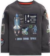 Mini Boden Kids' Glow in the Dark Graphic T-Shirt