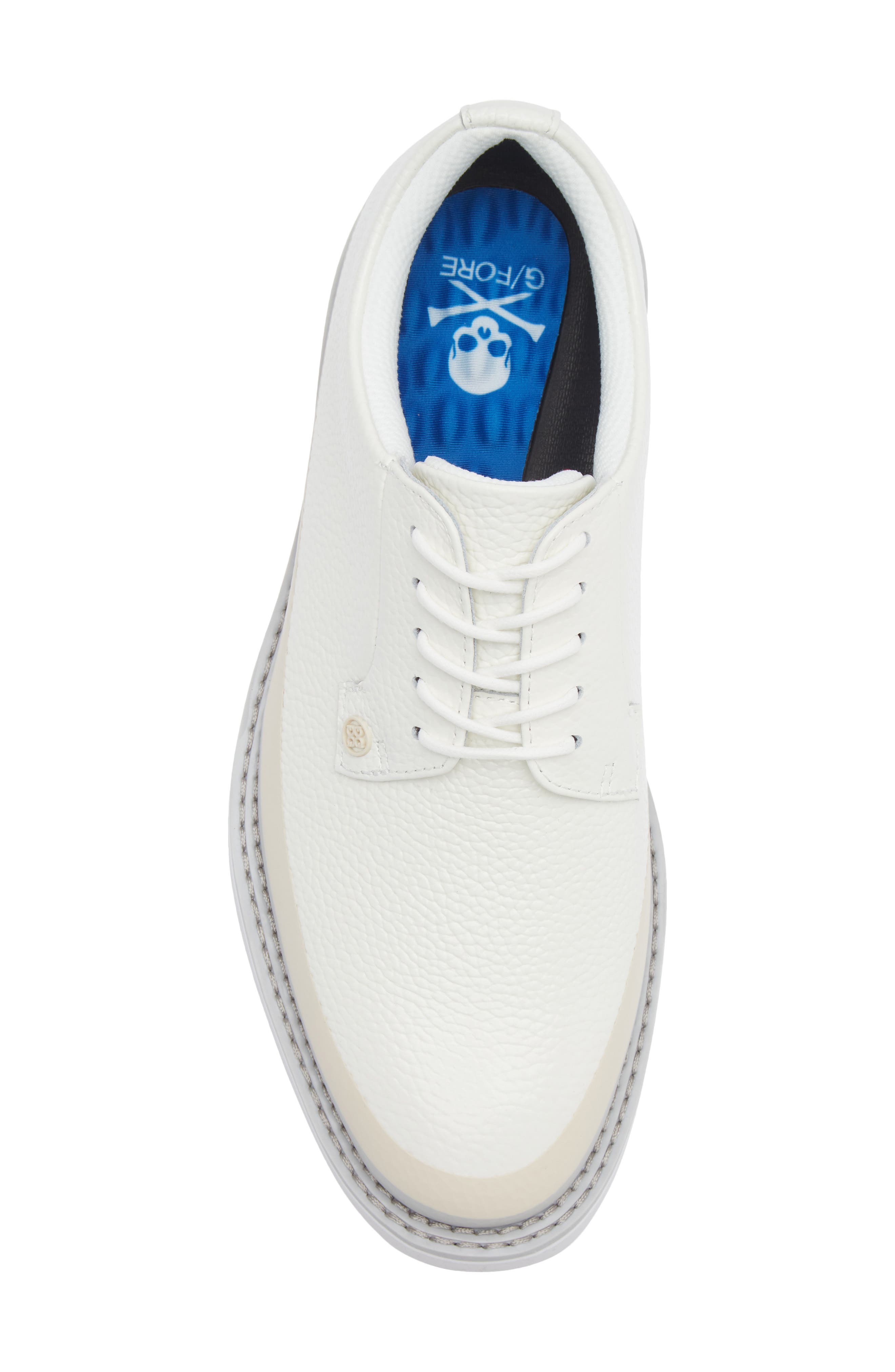 Gallivanter Tuxedo Stripe Golf Shoe, Alternate, color, SNOW/ NIMBUS