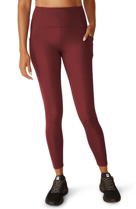 Women s Burgundy Sale Workout Leggings Nordstrom