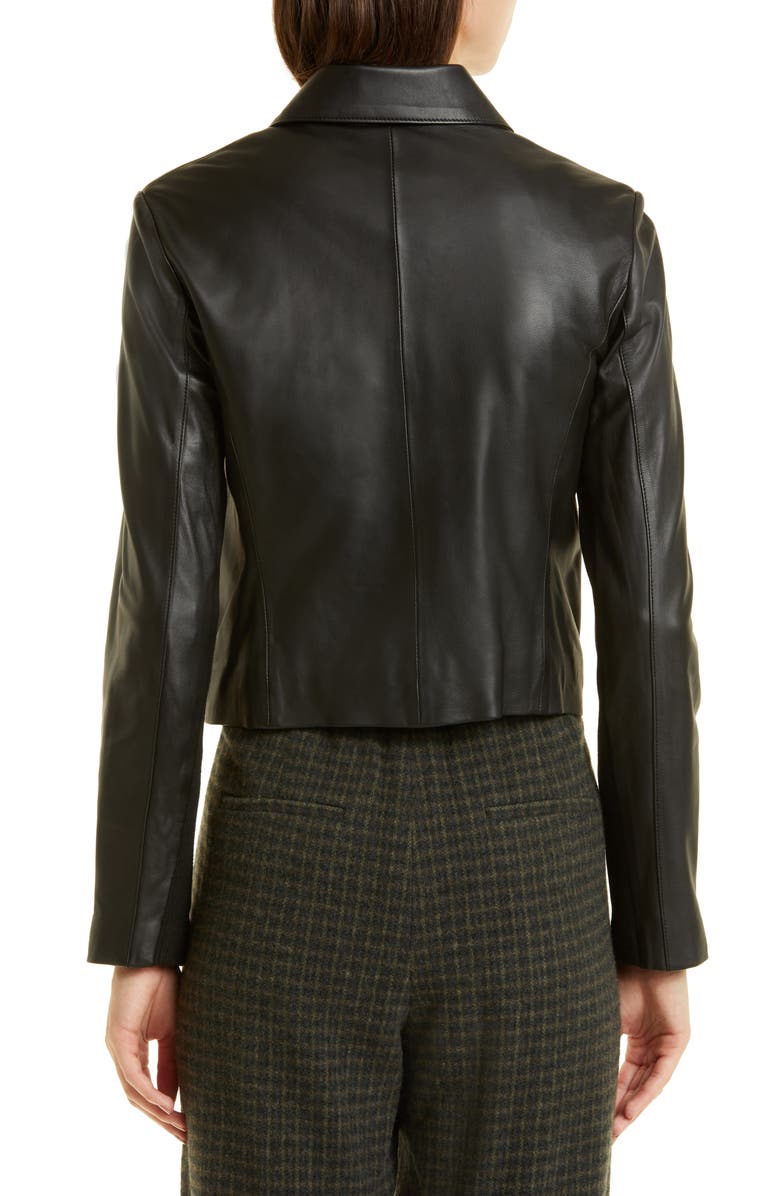 Vince Leather Moto Jacket, Alternate, color, 