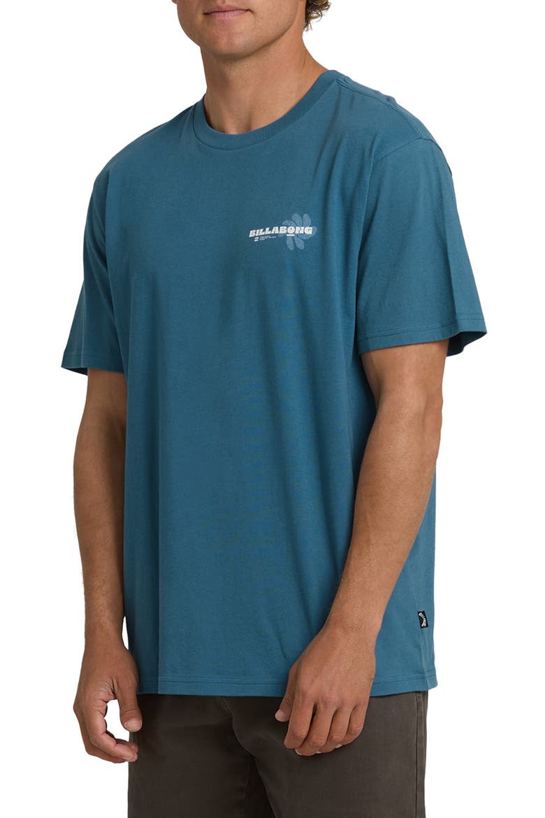 Single Fin Graphic T-Shirt, Alternate, color, REAL TEAL