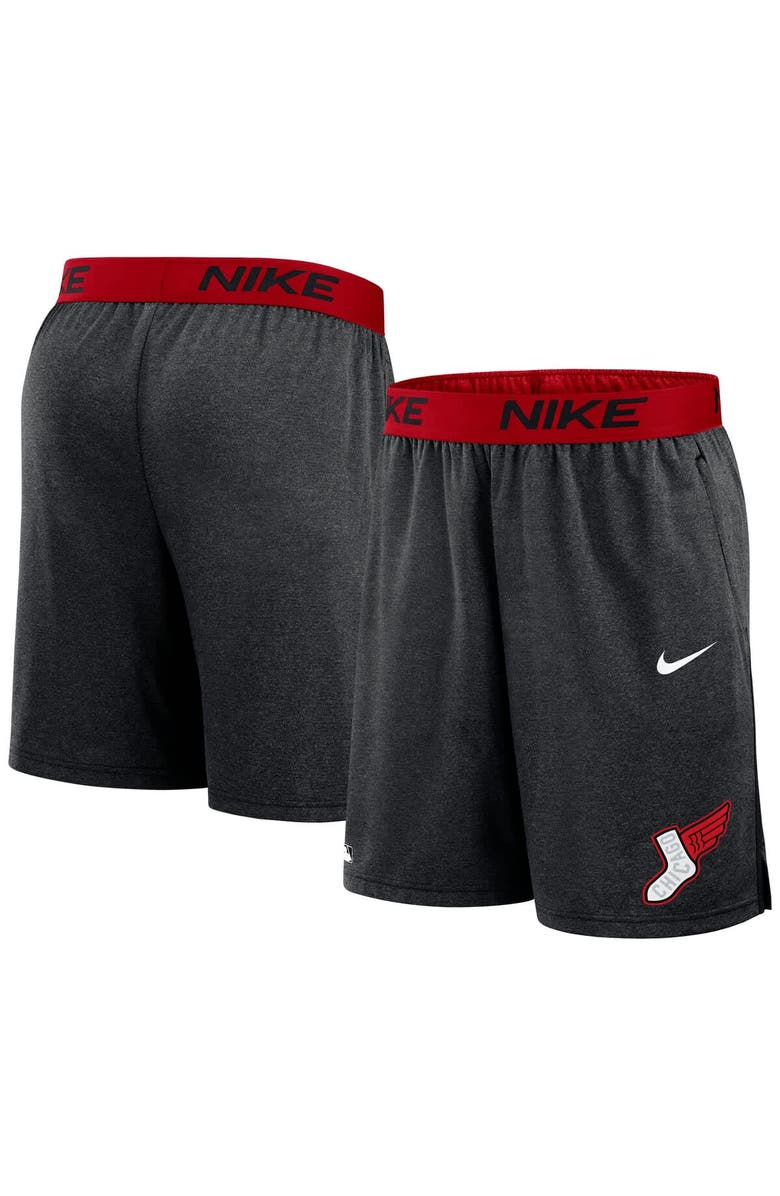Nike Men's Nike Charcoal/Red Chicago White Sox 2025 City Connect Authentic Collection Knit Shorts, Main, color, Charcoal