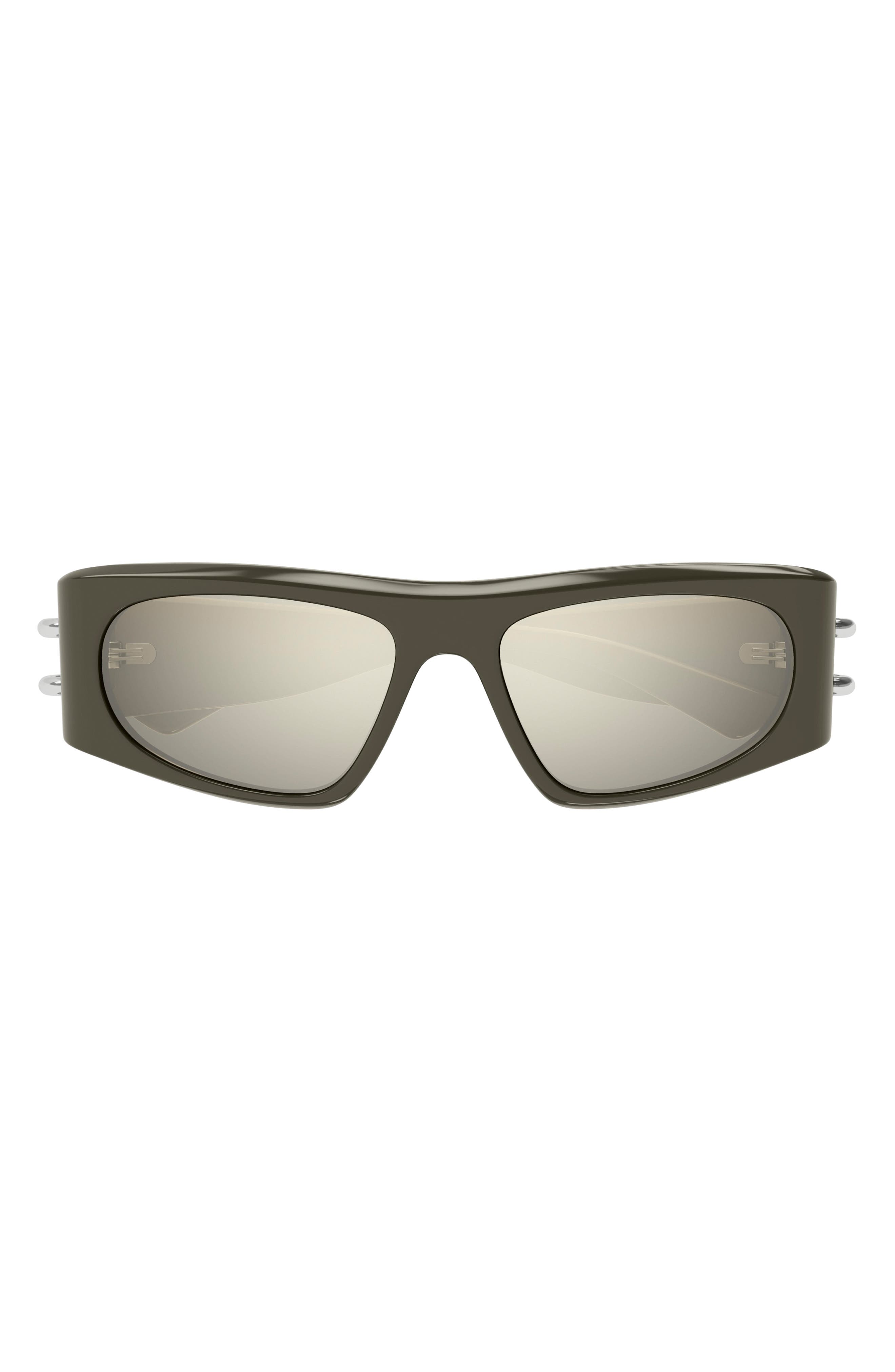 McQueen 53mm Rectangular Sunglasses