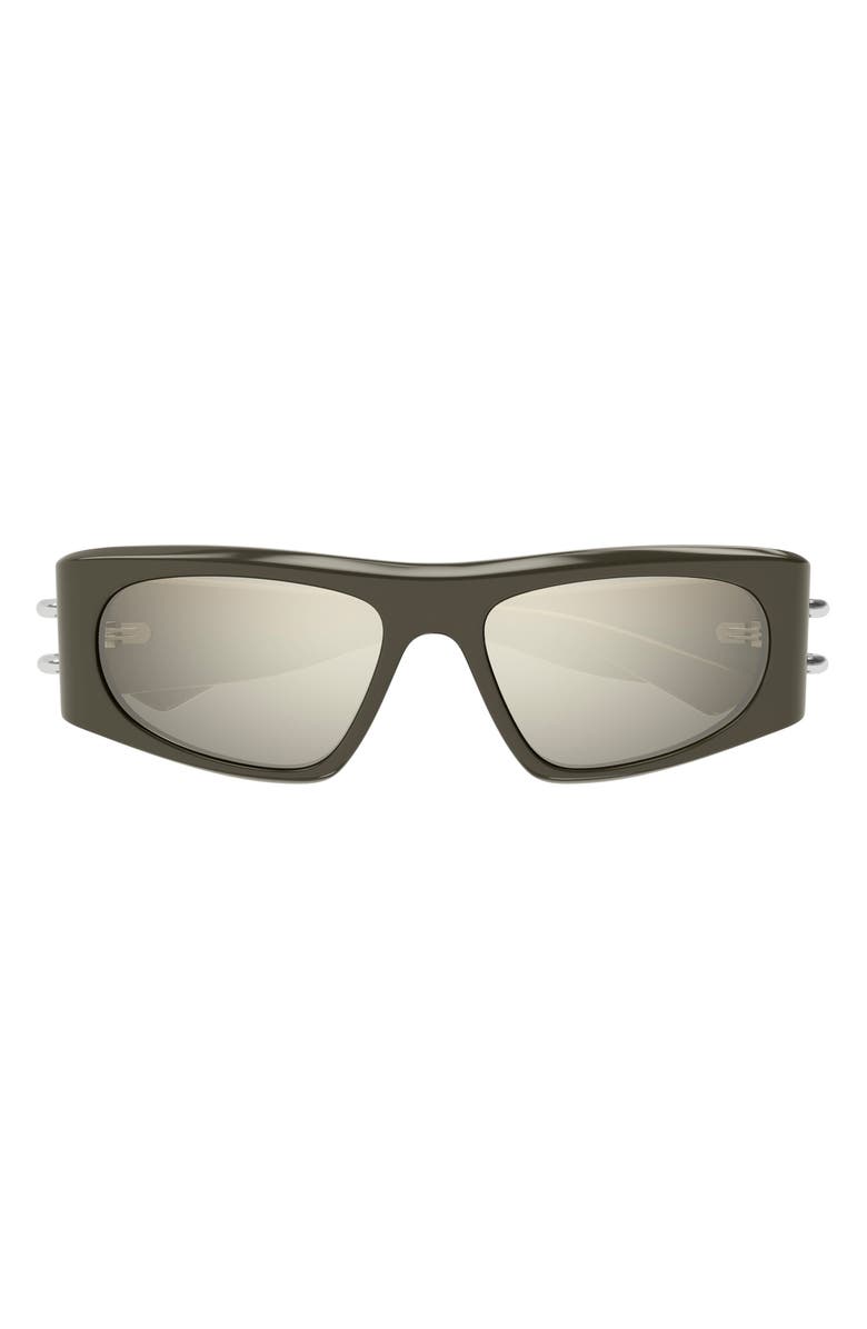 McQueen 53mm Rectangular Sunglasses, Main, color, 