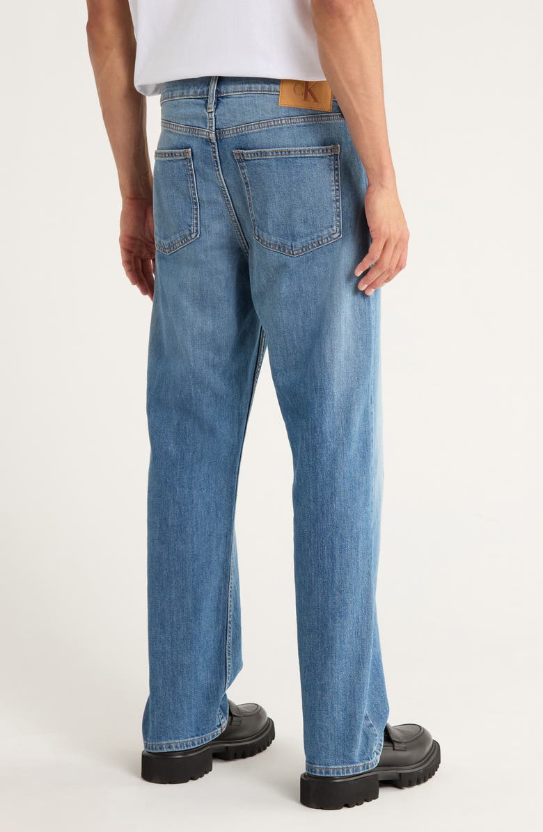 Calvin Klein Relaxed Straight Jeans, Alternate, color, Blue Tundra