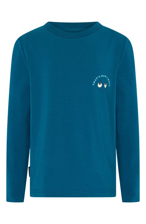 Kids' How I Roll Long Sleeve Graphic T-Shirt (Toddler & Little Kid)