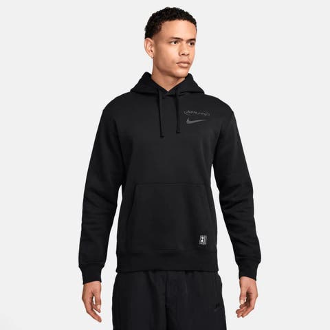 Men's Nike  Black Tottenham Hotspur Club Pullover Hoodie