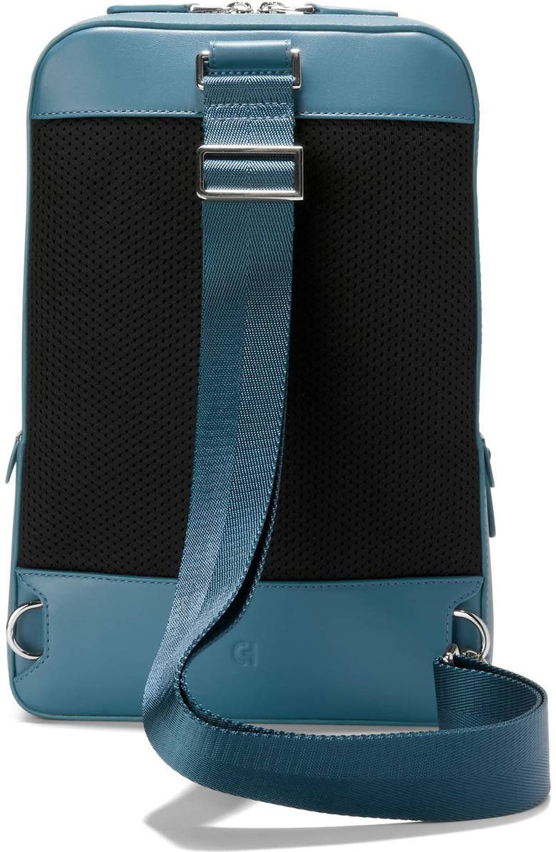 Cole Haan Triboro Leather Sling, Alternate, color, Teal