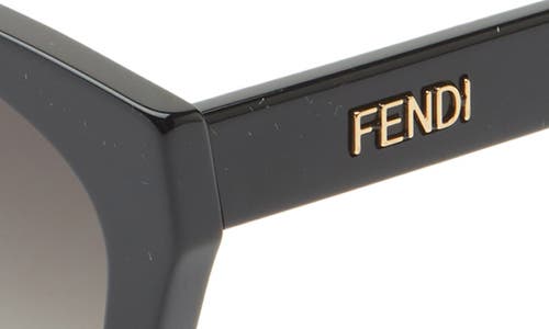 Fendi Lettering 52mm Square Sunglasses In Multi