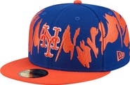 New Era Men's New Era Royal/Orange New York Mets Retro Pattern 59FIFTY Fitted Hat