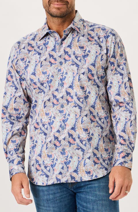 Shoreditch Print Long Sleeve Shirt
