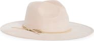 BCBG Faux Suede Oversize Panama Hat