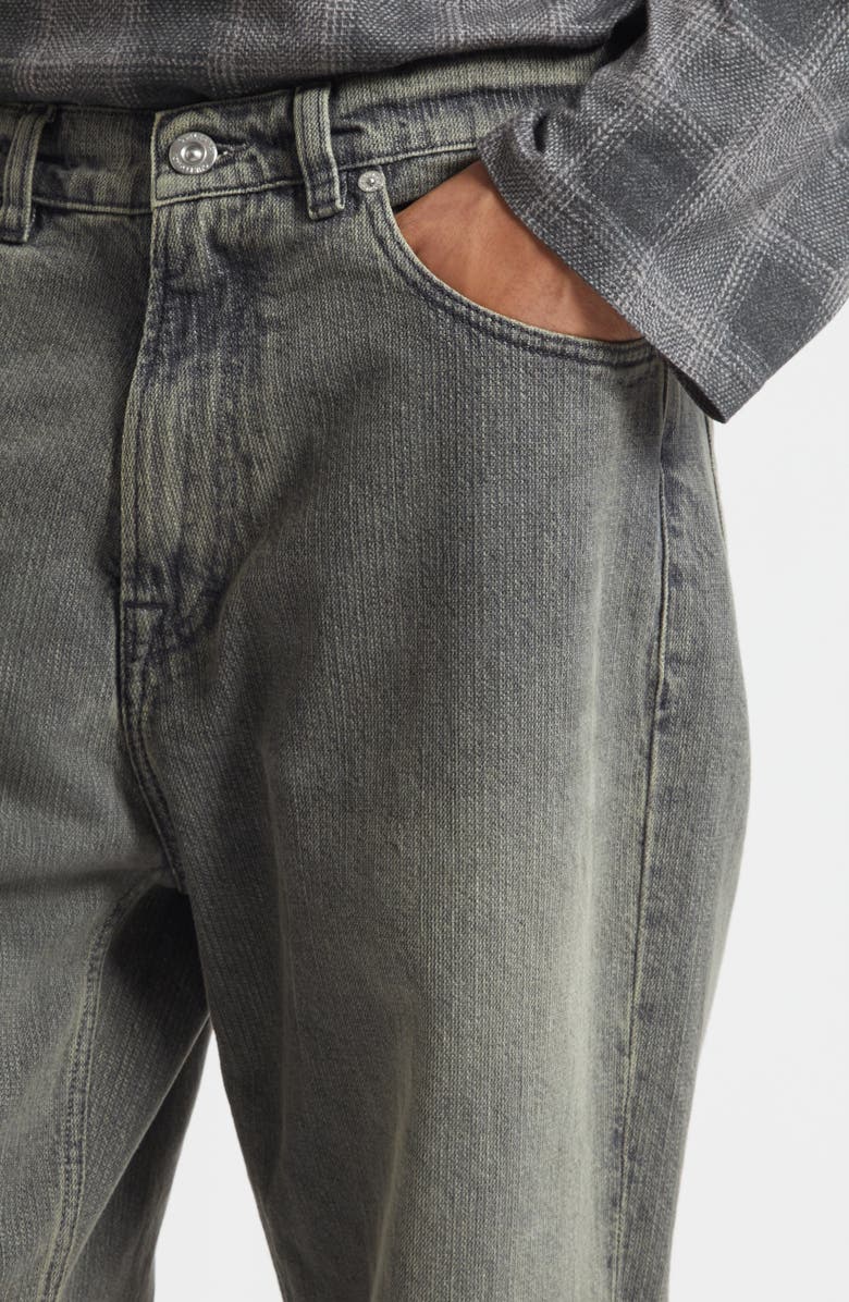 OUR LEGACY Third Cut Chain Twill Wide Straight Leg Jeans, Alternate, color, Ash Dust Chain Twill