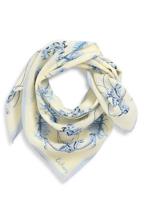 Shrimp Boat Cotton Scarf