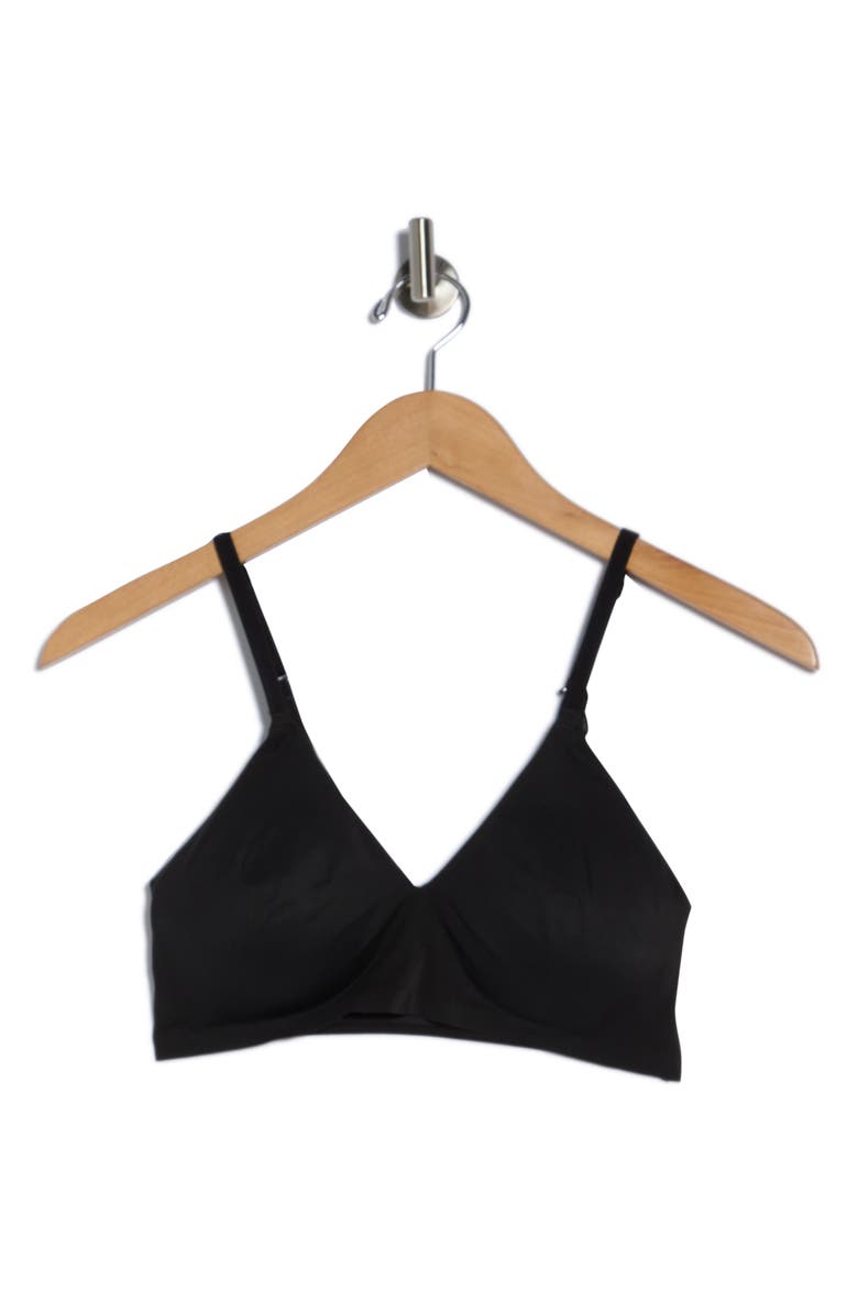 True & Co True Everybody Lace Back Bra, Alternate, color, Black