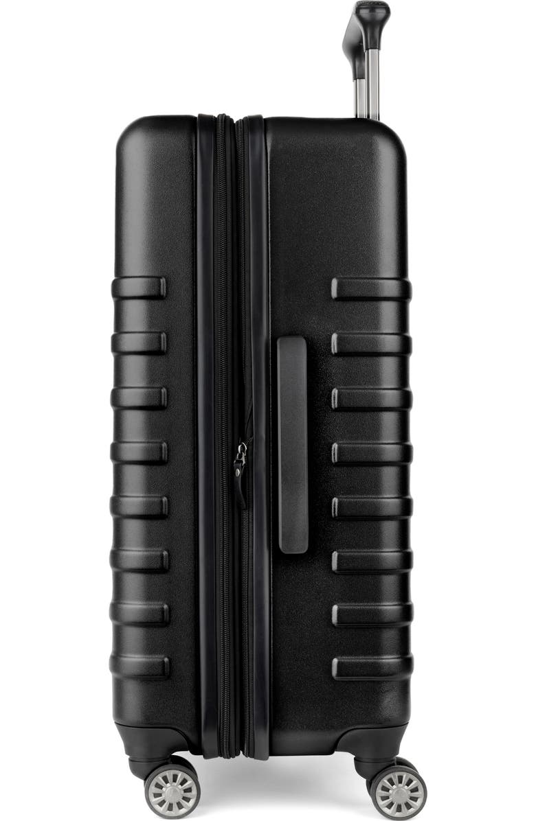 TRAVELPRO Rollmaster<sup>™</sup> Lite 2 24-Inch Expandable Medium Checked Hardside Spinner Luggage, Alternate, color, Black Matte