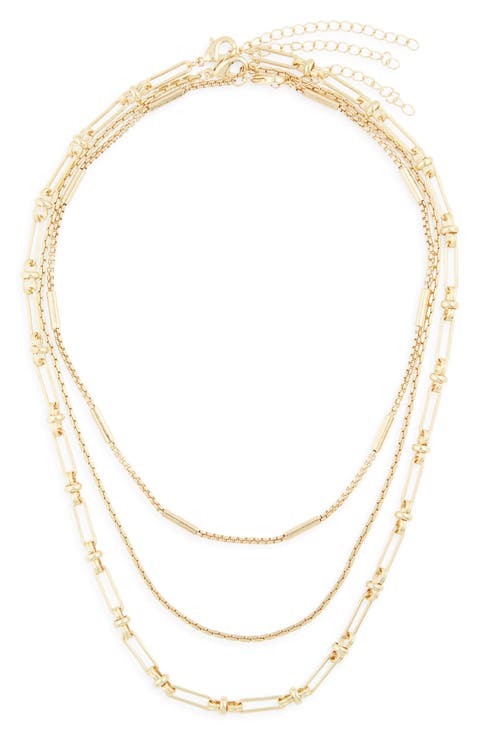 3-Row Layered Necklace