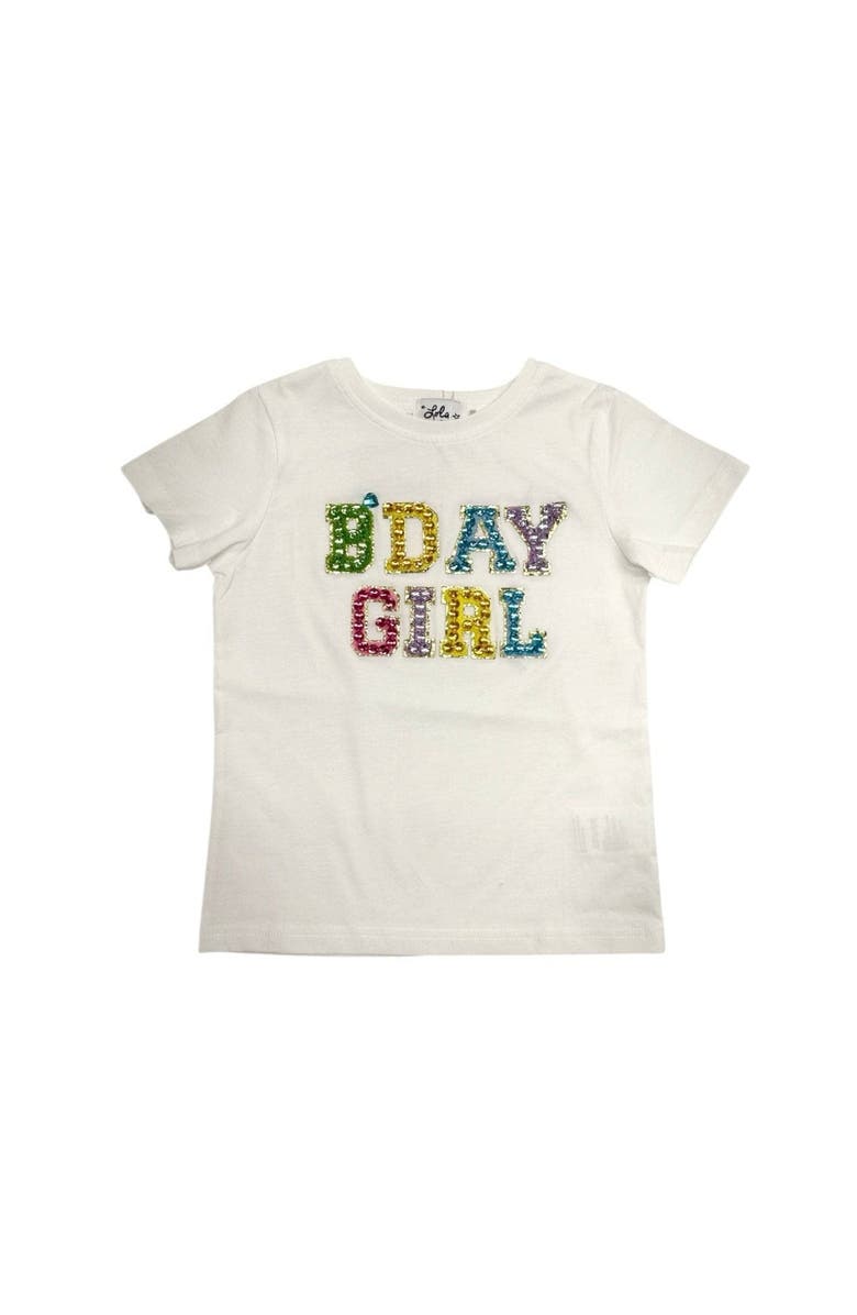 Lola + The Boys Birthday Girl Gem T-Shirt, Alternate, color, 