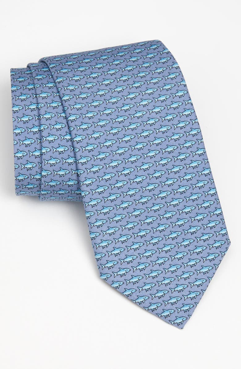 vineyard vines Bonefish Silk Tie, Main, color, 