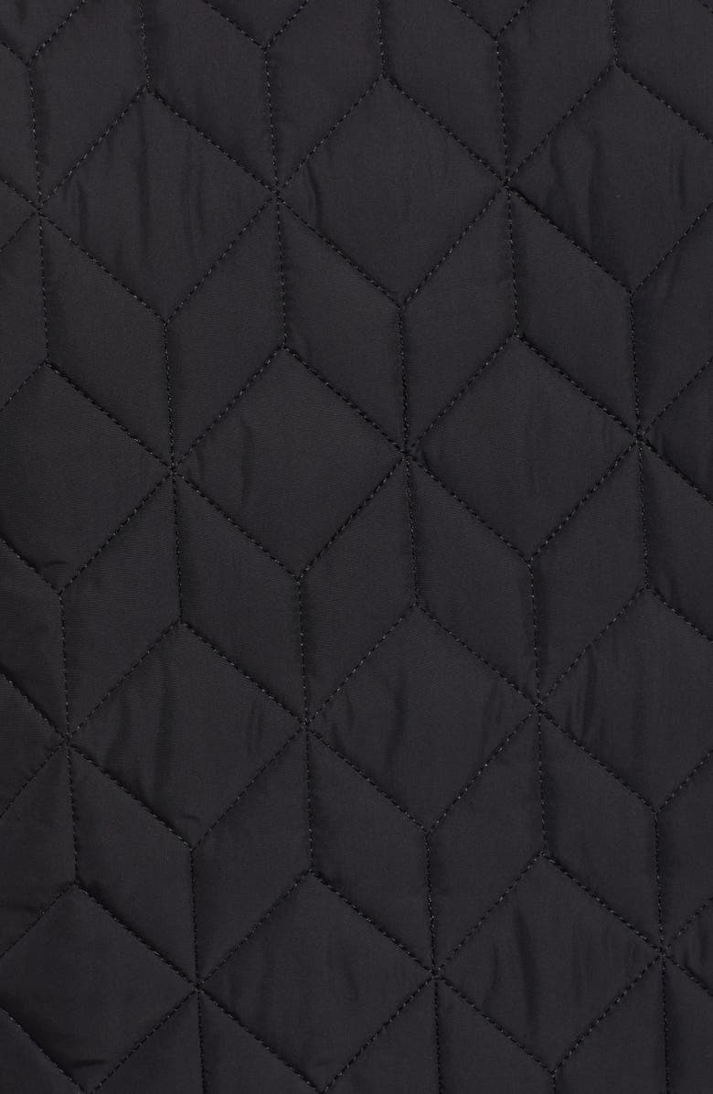 Ilse Jacobsen Isle Jacobsen Long Quilted Jacket, Alternate, color, Black