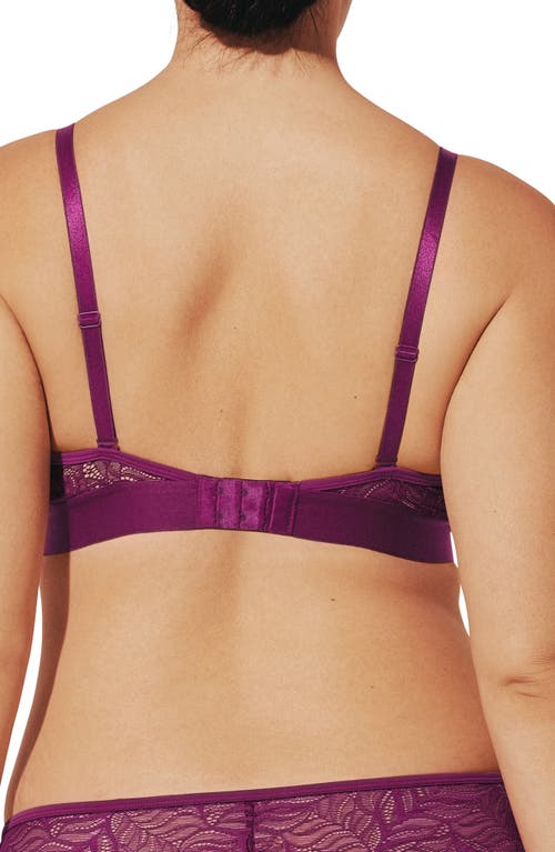 Thirdlove Feather Lace Triangle Bralette In Purple