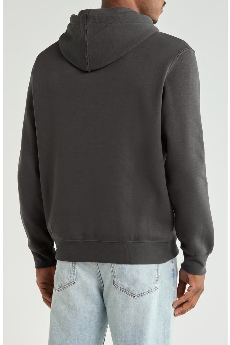 Olde Embroidered Logo Hoodie, Alternate, color, PIRATE BLACK