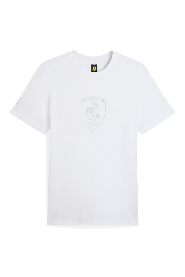 x Ferrari Sportswear Shield Graphic T-Shirt, Alternate, color, PUMA WHITE