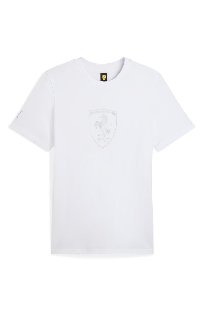 PUMA x Ferrari Sportswear Shield Graphic T-Shirt, Alternate, color, Puma White