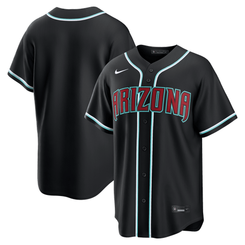 Men's Nike  Arizona Diamondbacks Fashion Replica Black Out Jersey