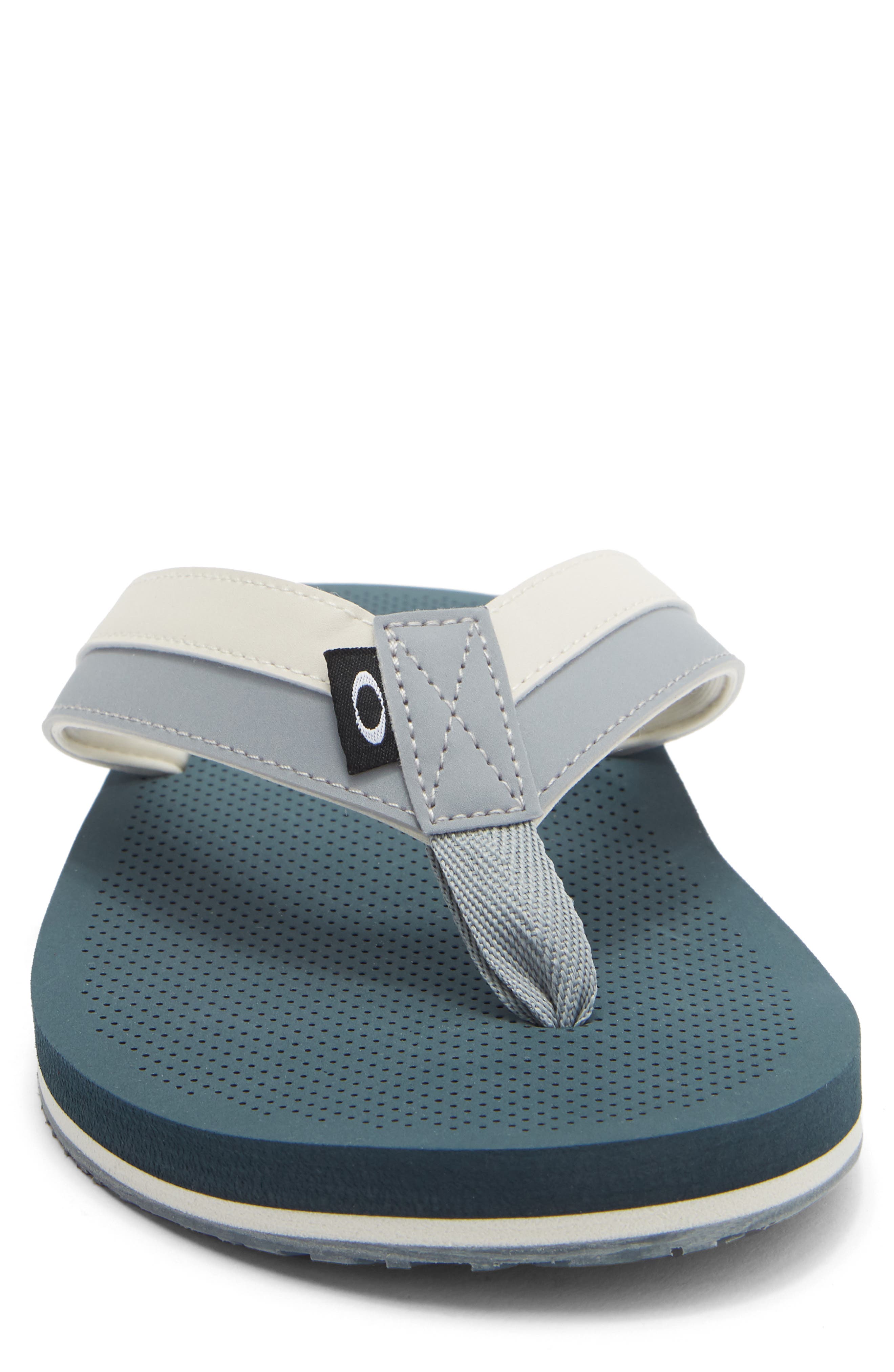 Oakley Burke Flip Flop, Alternate, color, Dark Slate