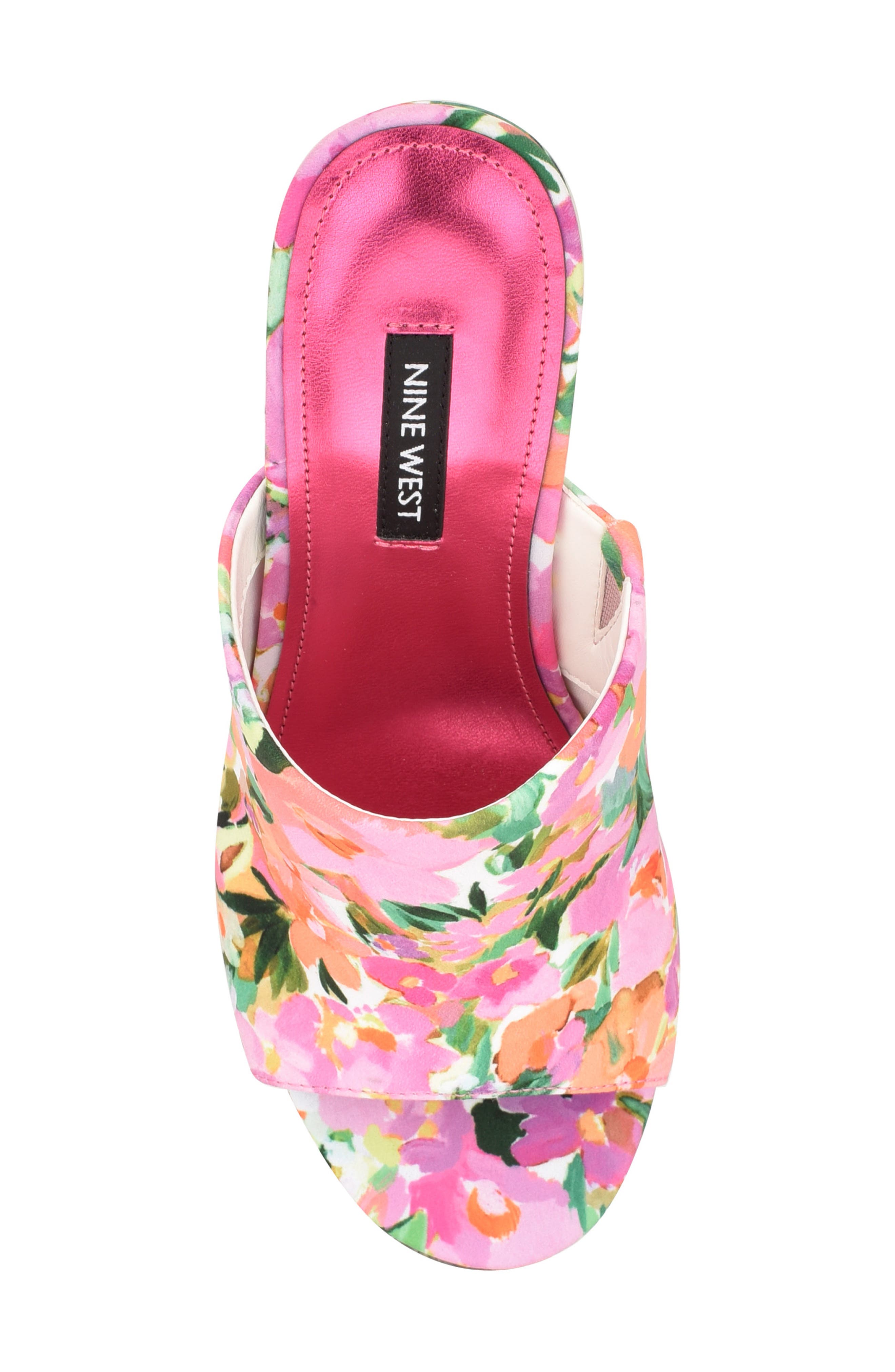 Nine West Olley Platform Slide Sandal, Alternate, color, 
