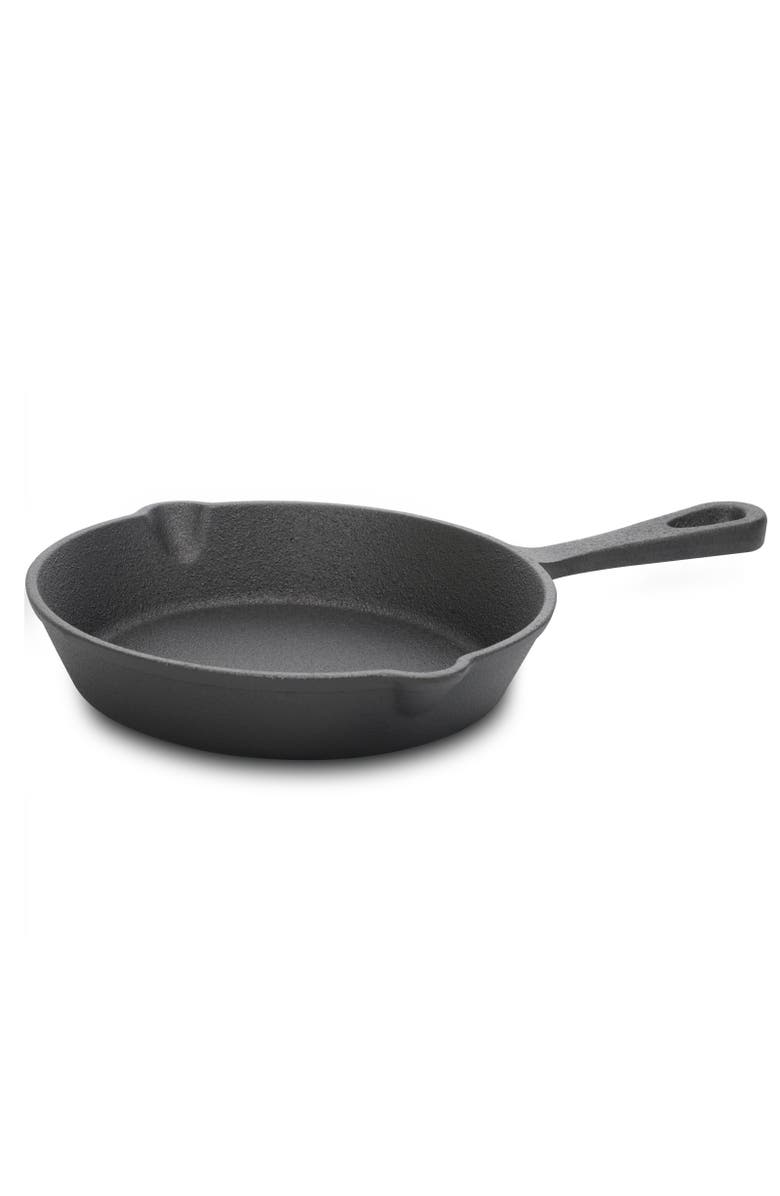 General Store Addlestone 3 Piece Preseasoned Cast Iron Skillet Set, Alternate, color, Black