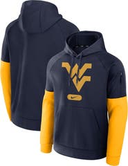 Nike Men's Nike Navy West Virginia Mountaineers Fitness Performance Pullover Hoodie