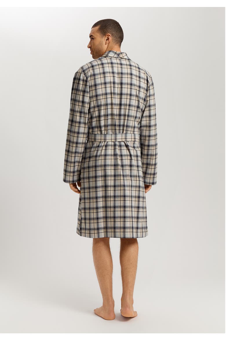 Cozy Comfort 100% Woven Cotton Flannel Robe, Alternate, color, Cardamom Check