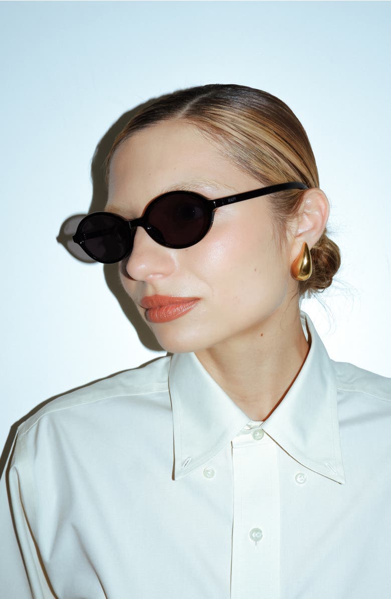 Reality Eyewear The Bessette Sunglasses, Alternate, color, Jett Black