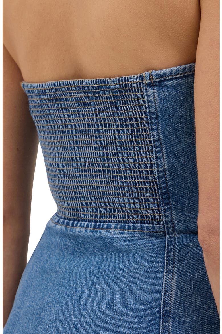 Strapless Stretch Denim Bustier Top (Women) | Nordstrom