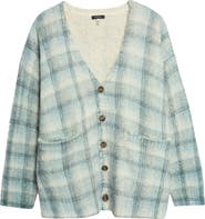R13 Plaid Oversize Cardigan