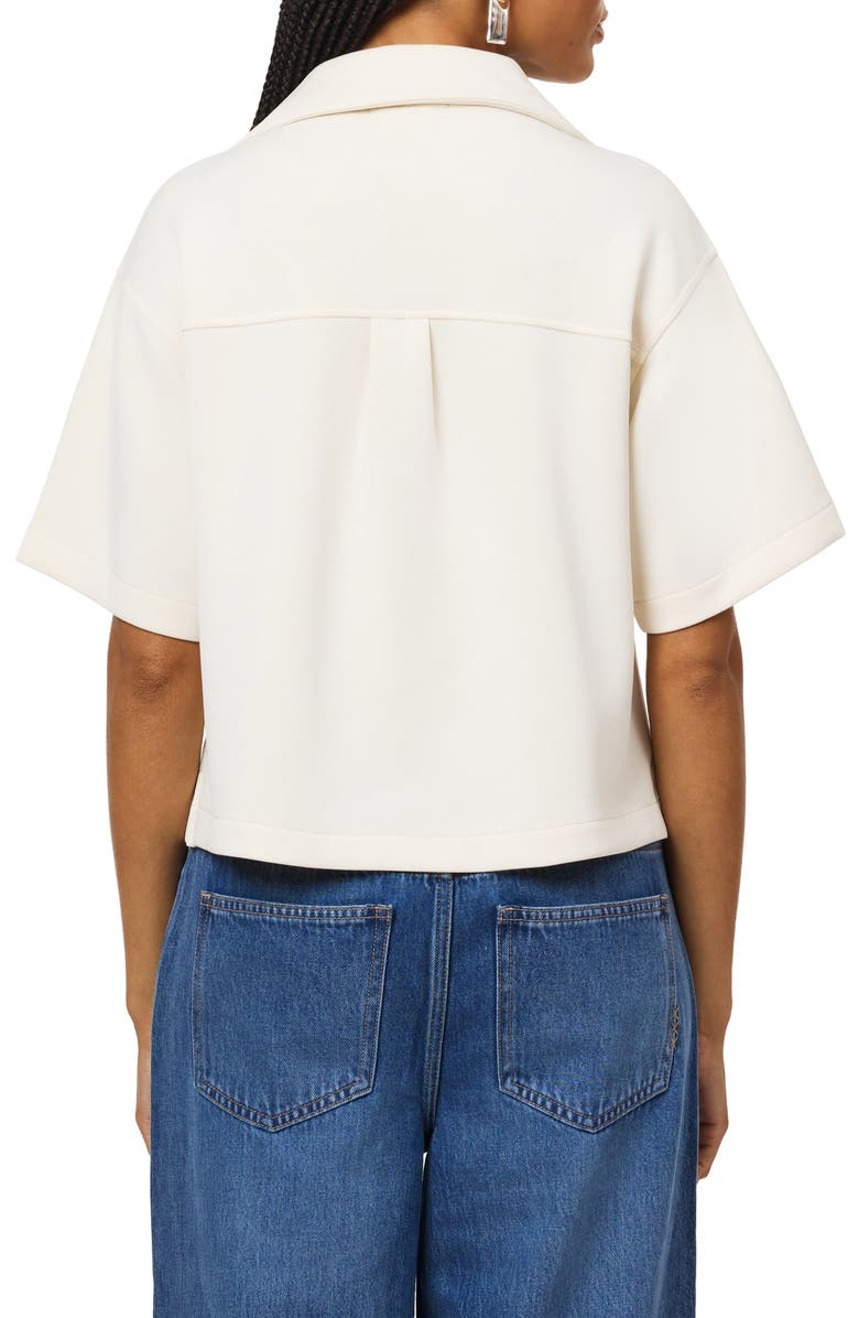Scotch & Soda Quarter Zip Tee, Alternate, color, Whitecap Grey