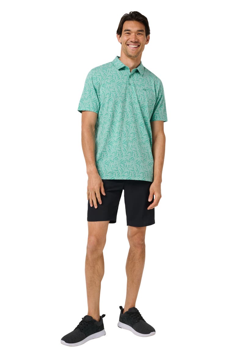 Sands Performance Jersey Polo, Alternate, color, HEATHER BRIGHT AQUA
