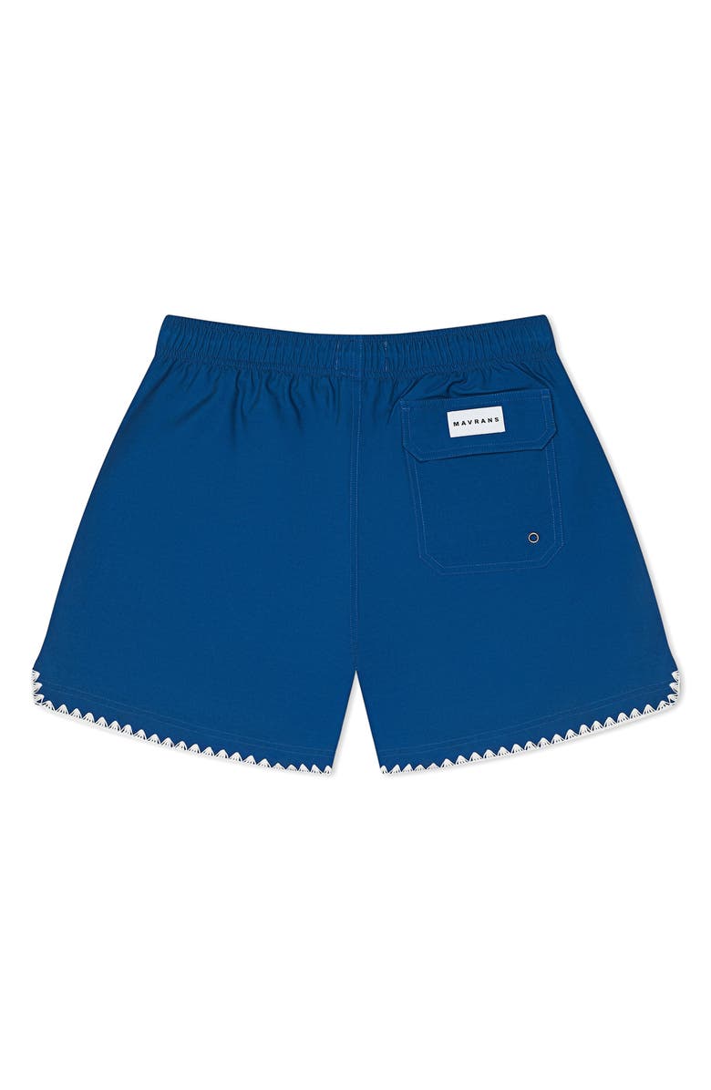 MAVRANS Stitch Waterproof Swim Trunks, Alternate, color, Blue