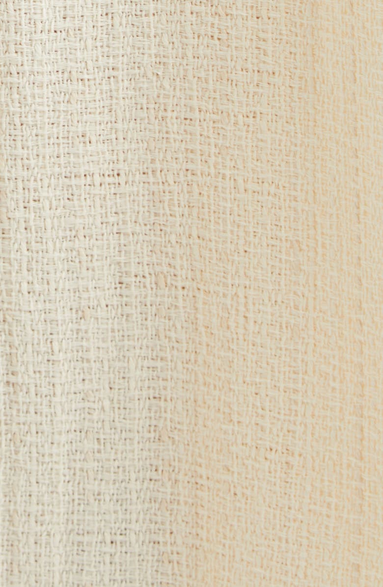 TOTEME Sculpted Cotton Sablé Dress, Alternate, color, Ecru