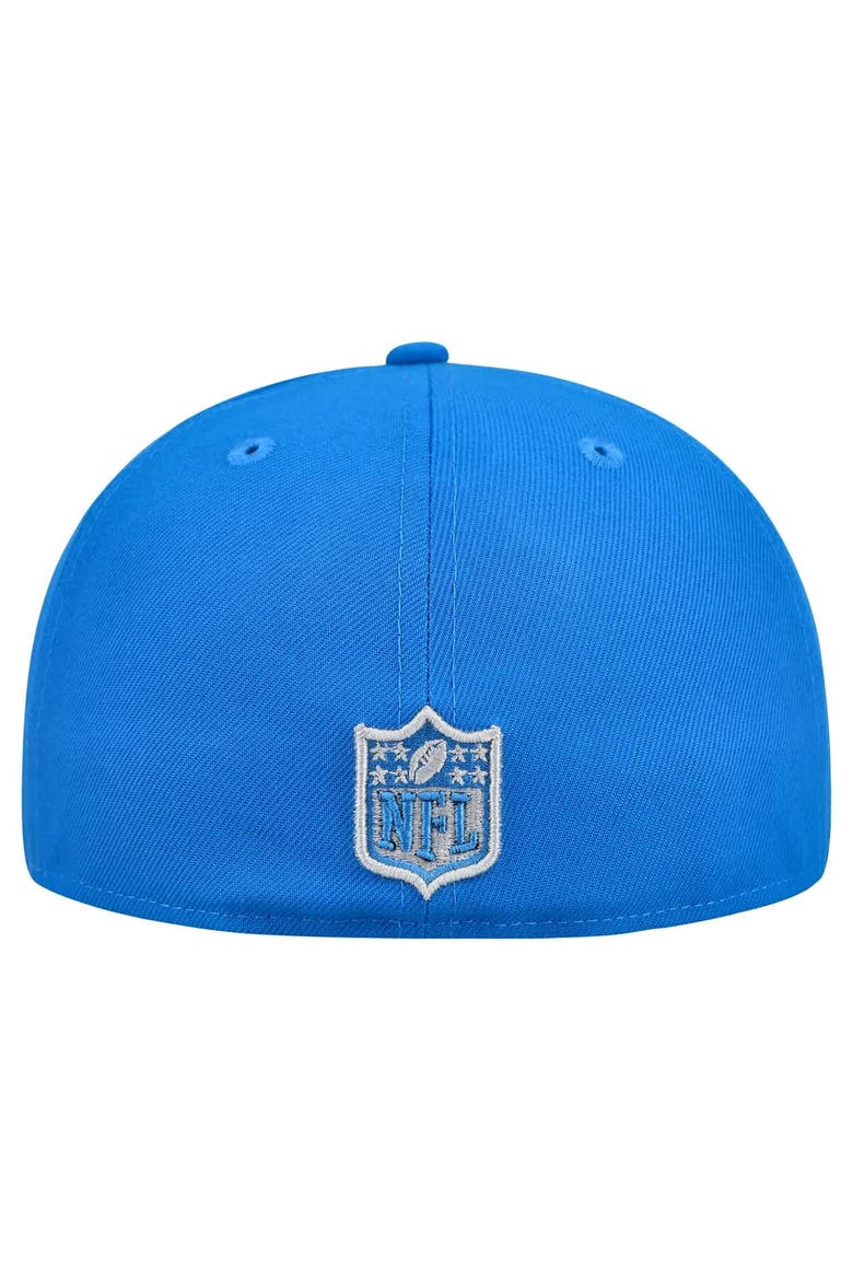 Men's New Era  Blue/Gray Detroit Lions Break 59FIFTY Fitted Hat, Alternate, color, Blue