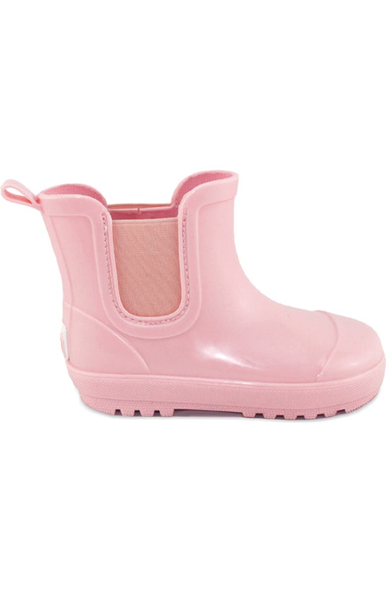 BEARPAW Kids' Shortie Rain Boot, Alternate, color, Light Pink Gloss