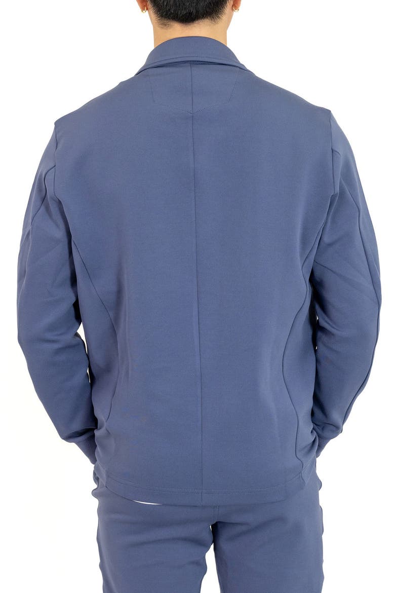 Stretch Cotton Blend Jacket, Alternate, color, BLUE