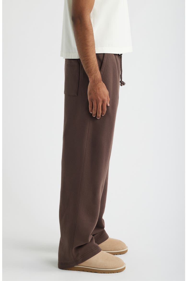 Straight Leg Fleece Sweatpants, Alternate, color, BROWN BRACKEN