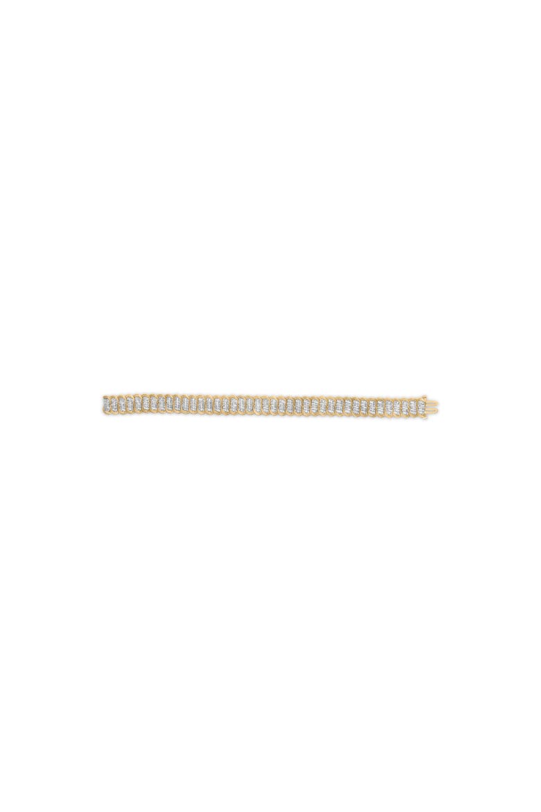 10K Yellow Gold 4.0 Cttw Diamond S-Link Bracelet, Alternate, color, Yellow Gold