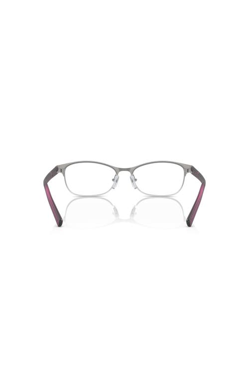 Armani Exchange 53mm Oval Optical Glasses In Pink